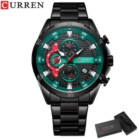 Chronometer Stainless Steel Watch (Dial - 4.7cm)