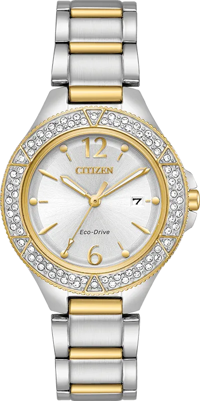 Citizen Eco Drive Silhouette Crystal Women's Watch FE1164-53A