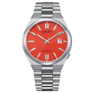 Citizen NJ0158-89W Pantone Blazing Red Dial Automatic Mens Watch