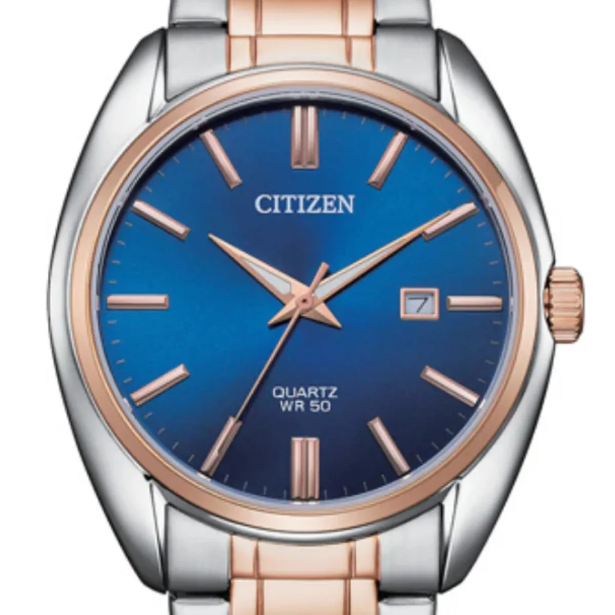 Citizen Quartz BI5104 BI5104-57L Blue Dial Analog Casual Gents Watch