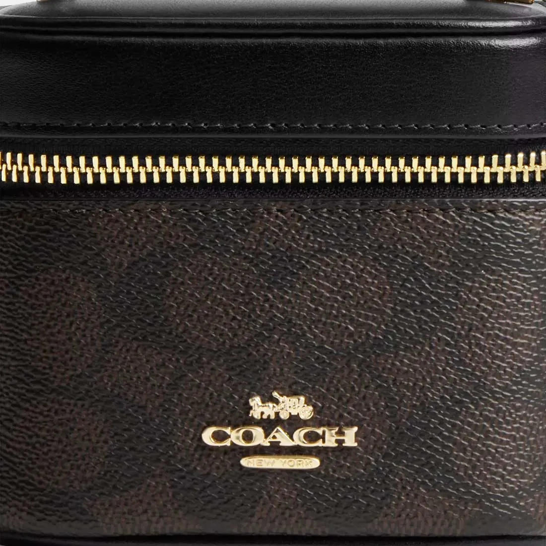 COACH Ava Crossbody Bag In Signature Canvas Walnut/Black RB-CY732