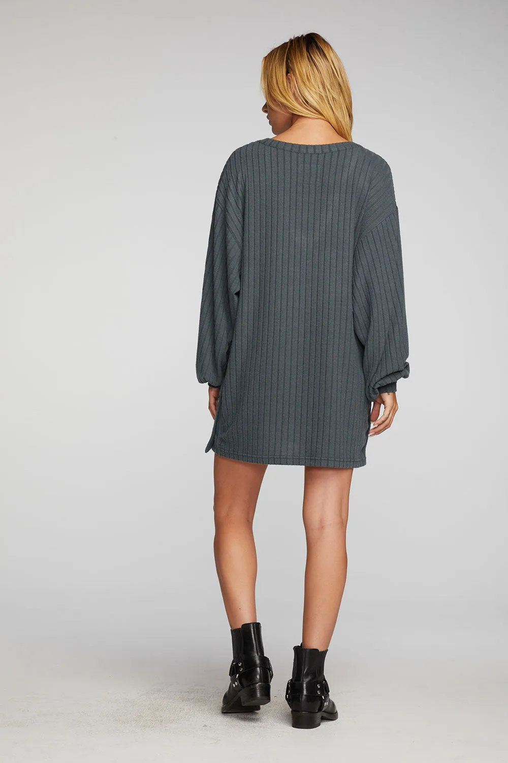 Coda Pullover Tunic in Charcoal
