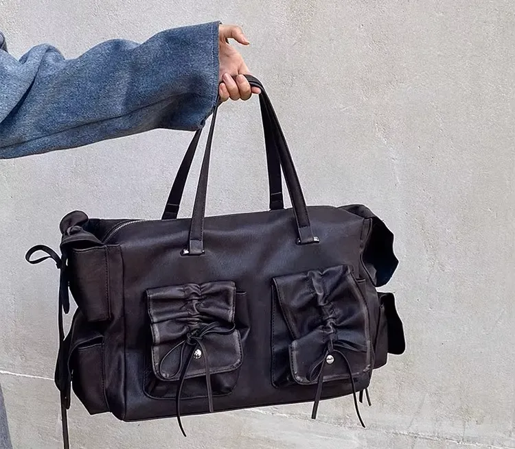 Cowhide Leather Travel Duffel Bag