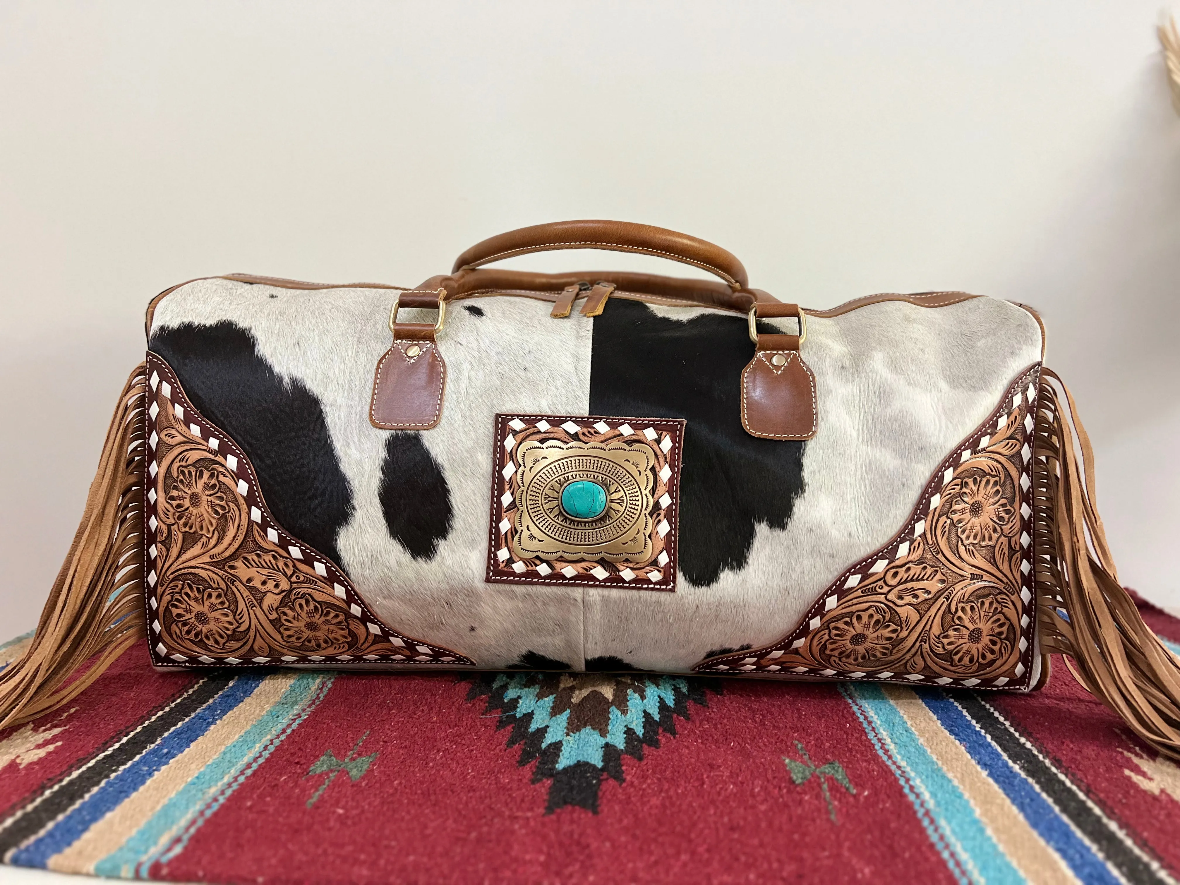 Dakota Cowhide Duffel Bag