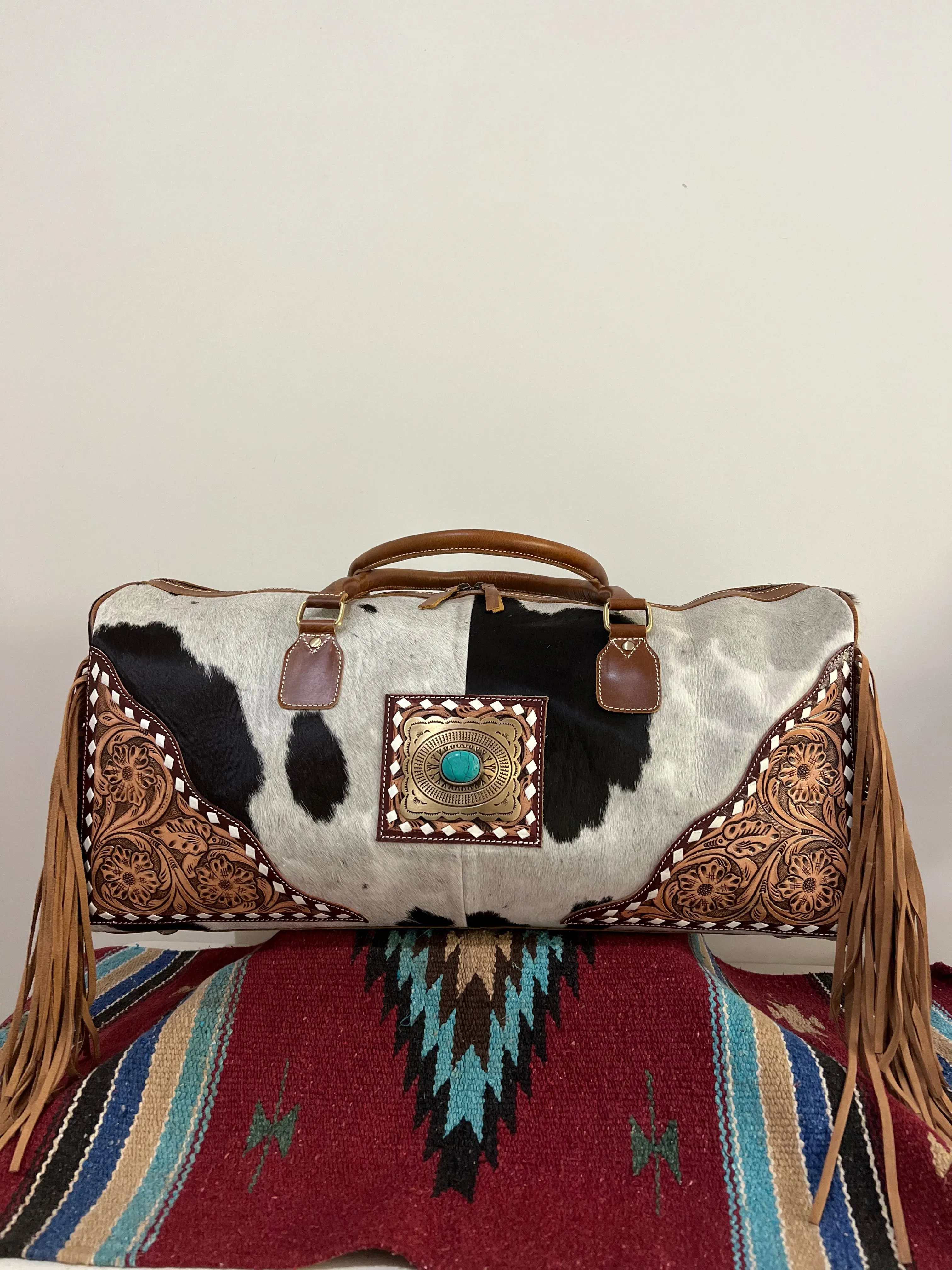 Dakota Cowhide Duffel Bag