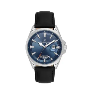 Daniel Klein Premium Men's Analog Watch Black Genuine Leather  DK.6.14038