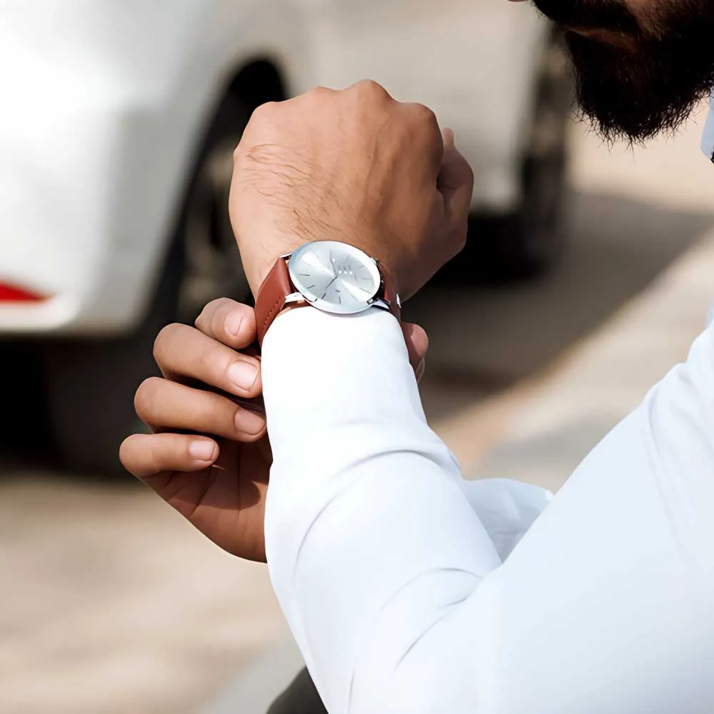 Delawrence Chairman Snow Men's Watch
