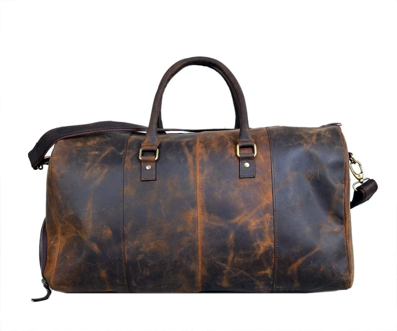 Denali Buffalo Leather Duffel
