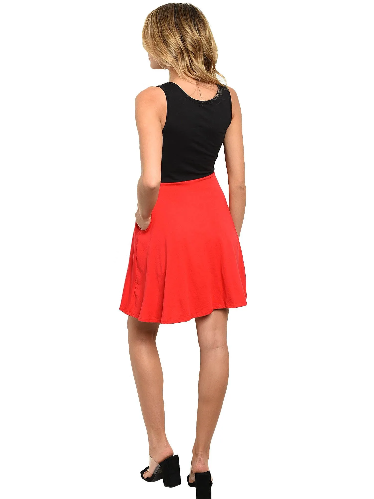 Disney Women Juniors Mickey Mouse Tank Dress Costume (Size Small Only)