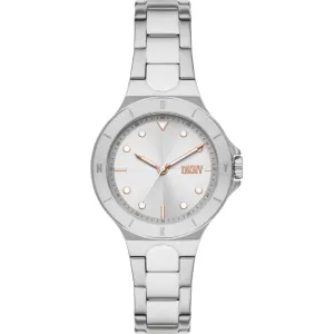 DKNY Chambers Women's Silver Dial Stainless Steel watch