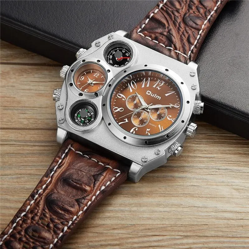 Double Time-Zone Watch – 3 Color Variants