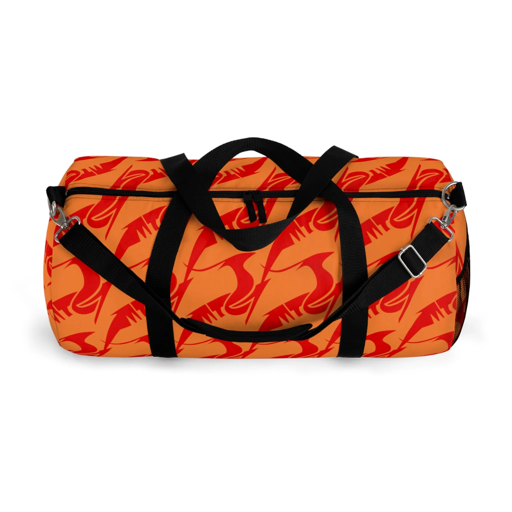 Duffel Bag Red on Orange