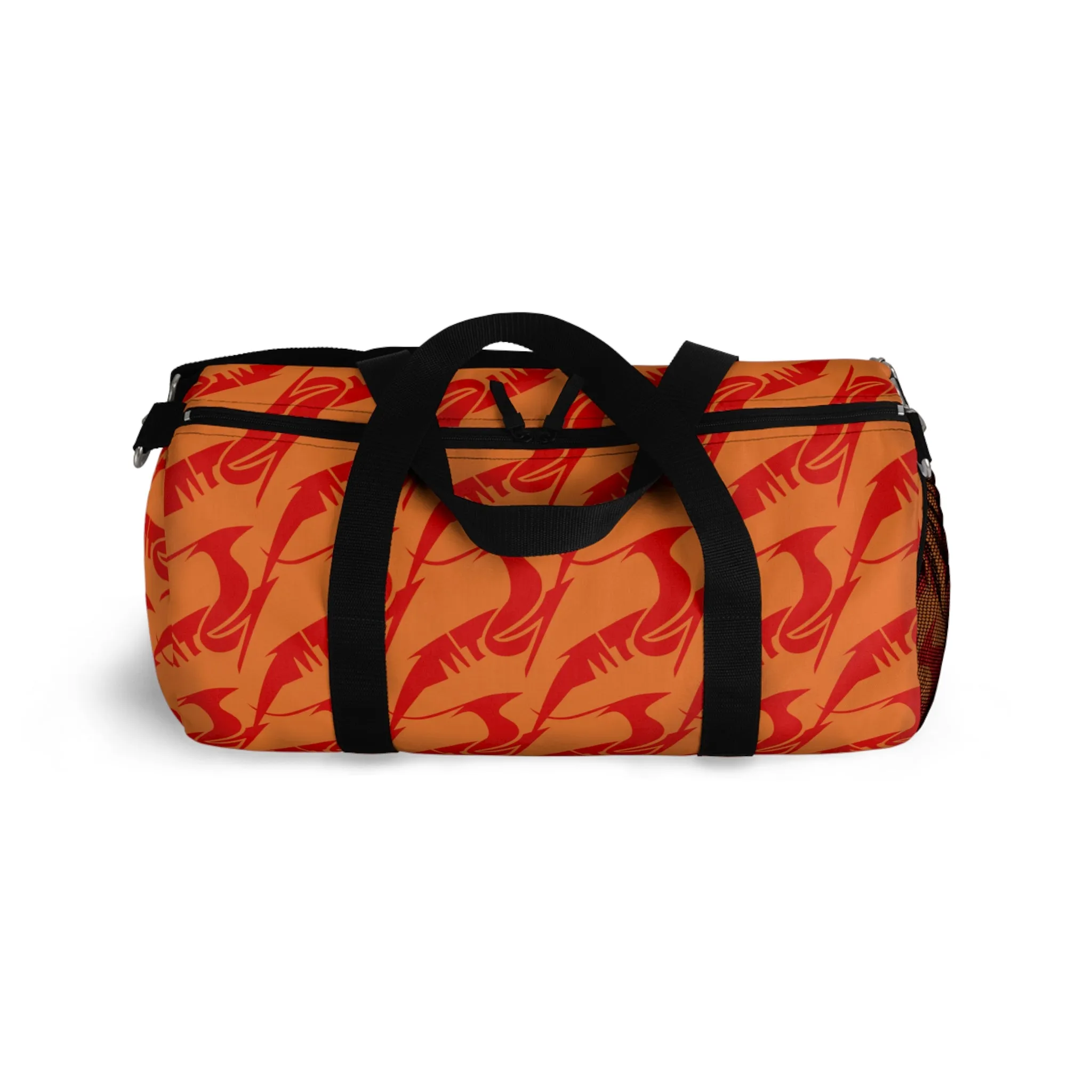 Duffel Bag Red on Orange