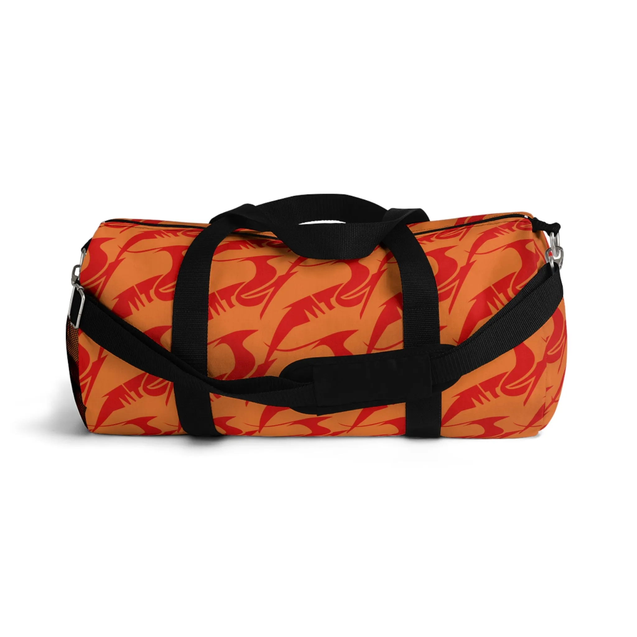 Duffel Bag Red on Orange