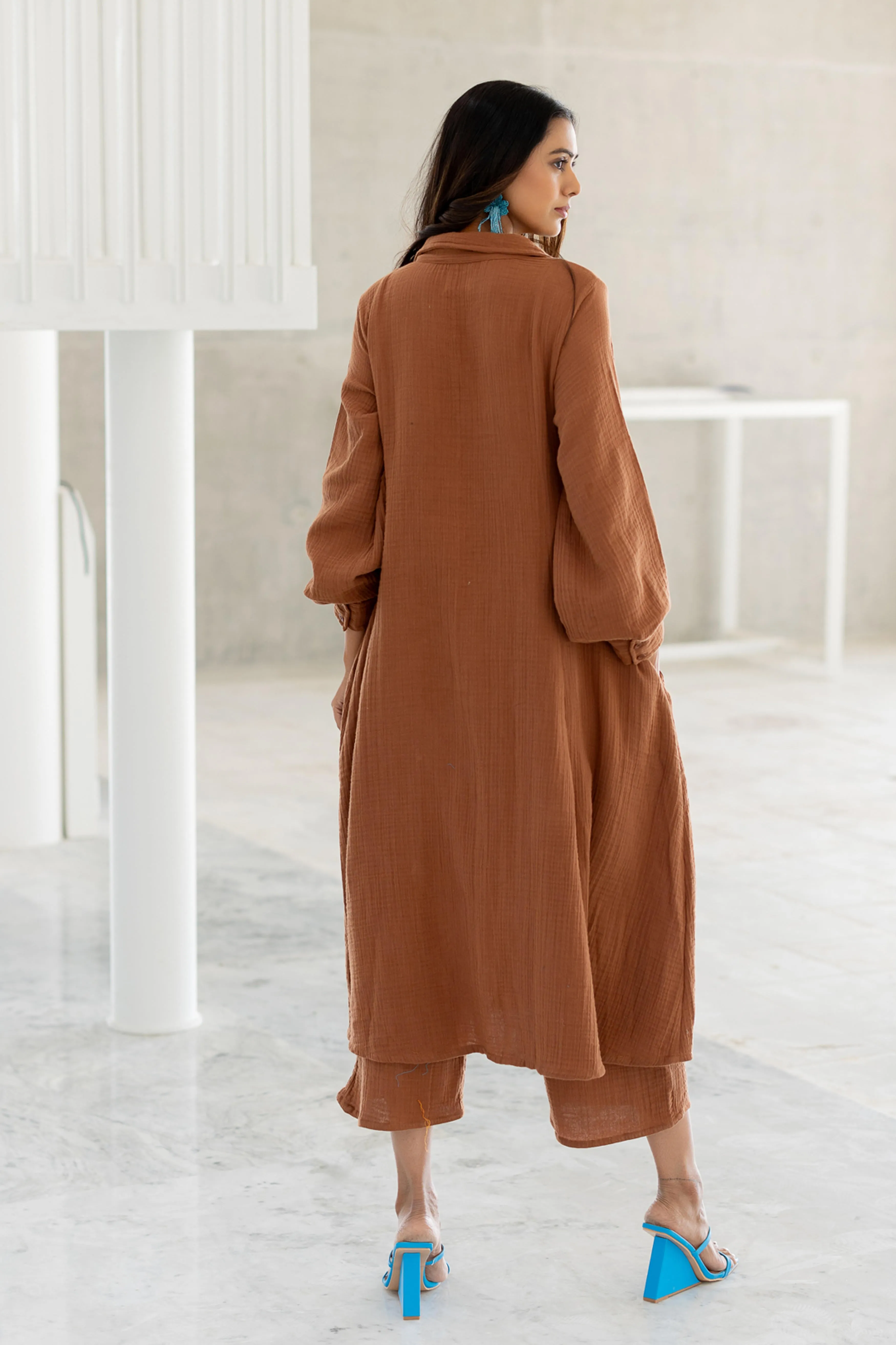 Echo | Pecan Dress