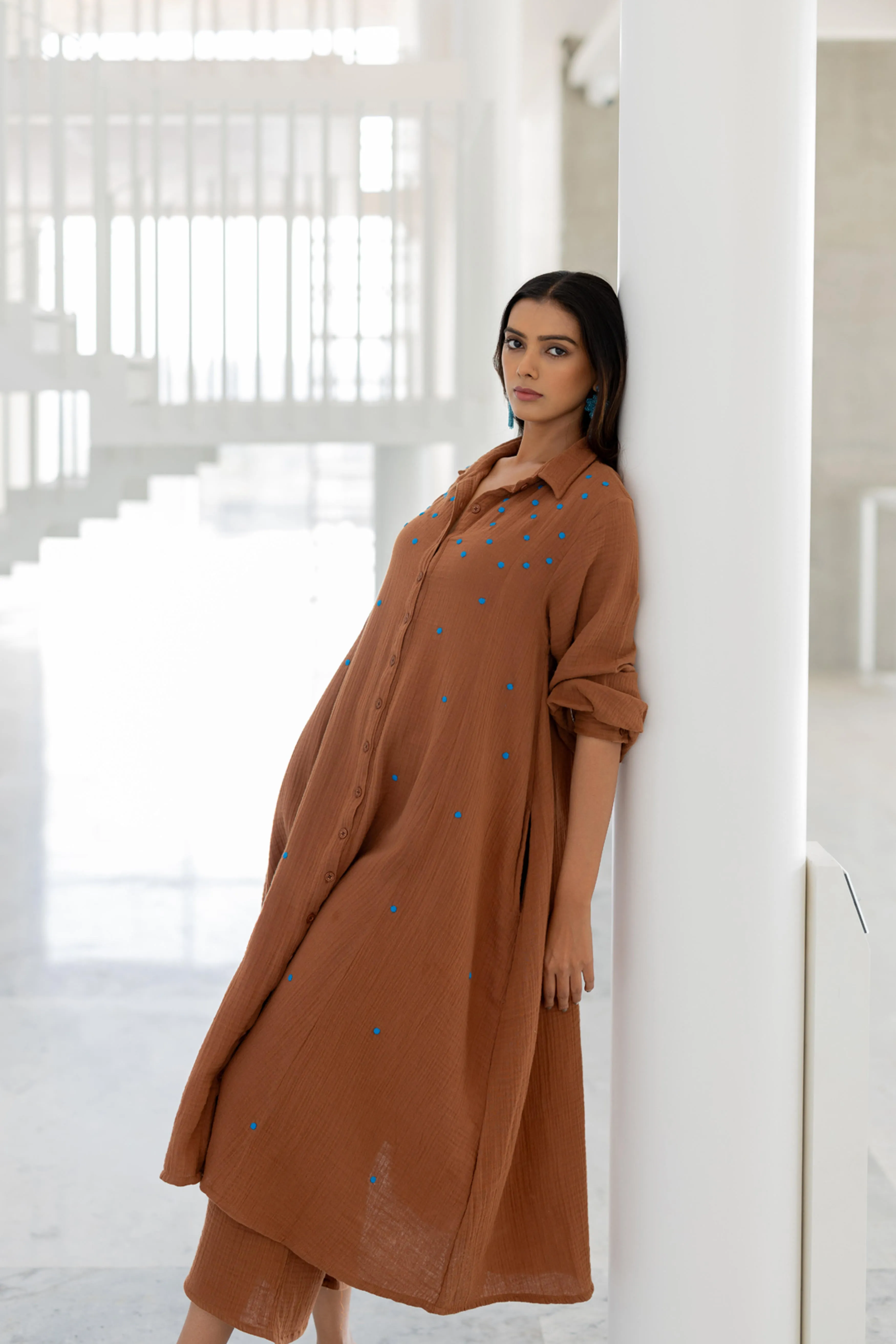 Echo | Pecan Dress