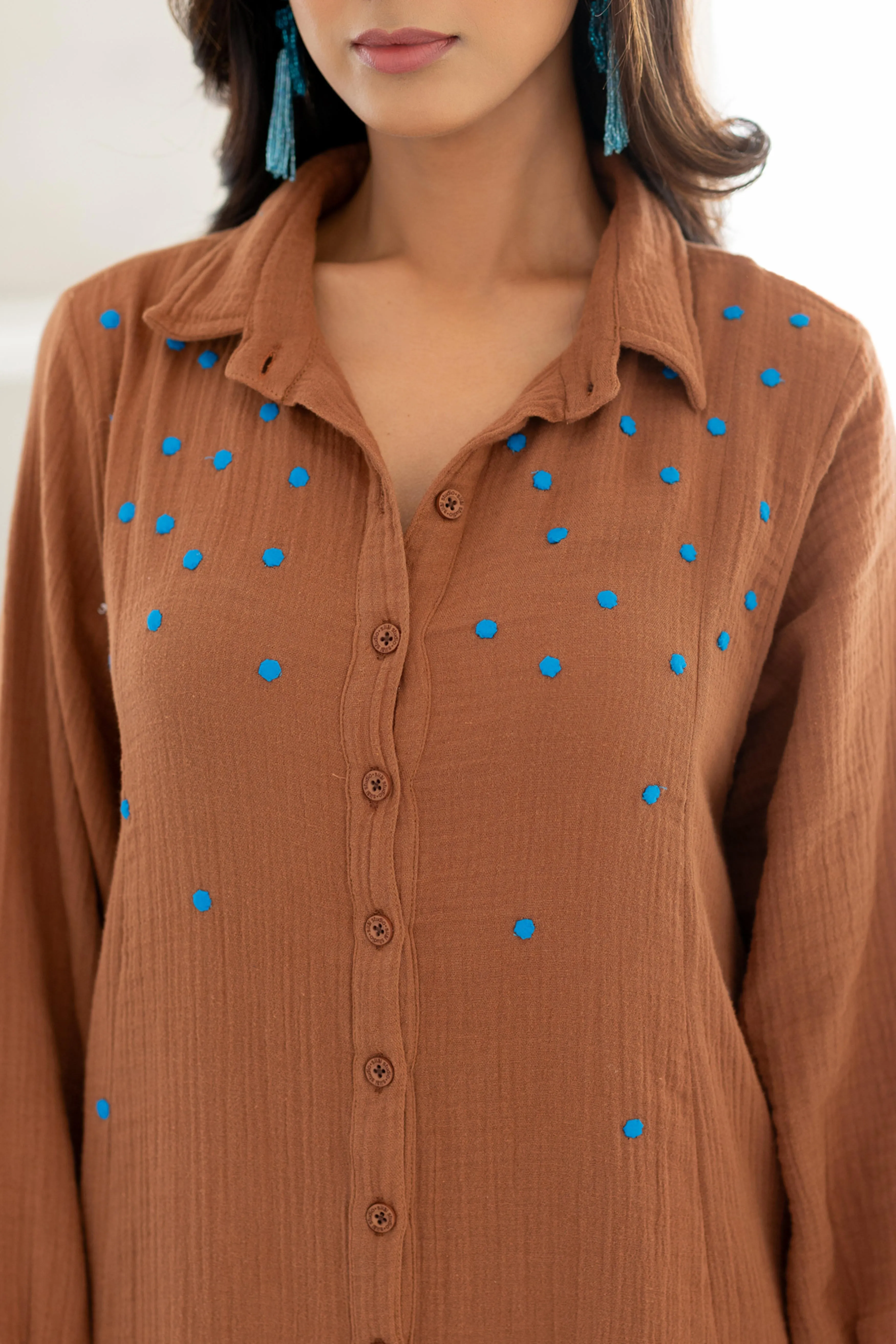 Echo | Pecan Dress
