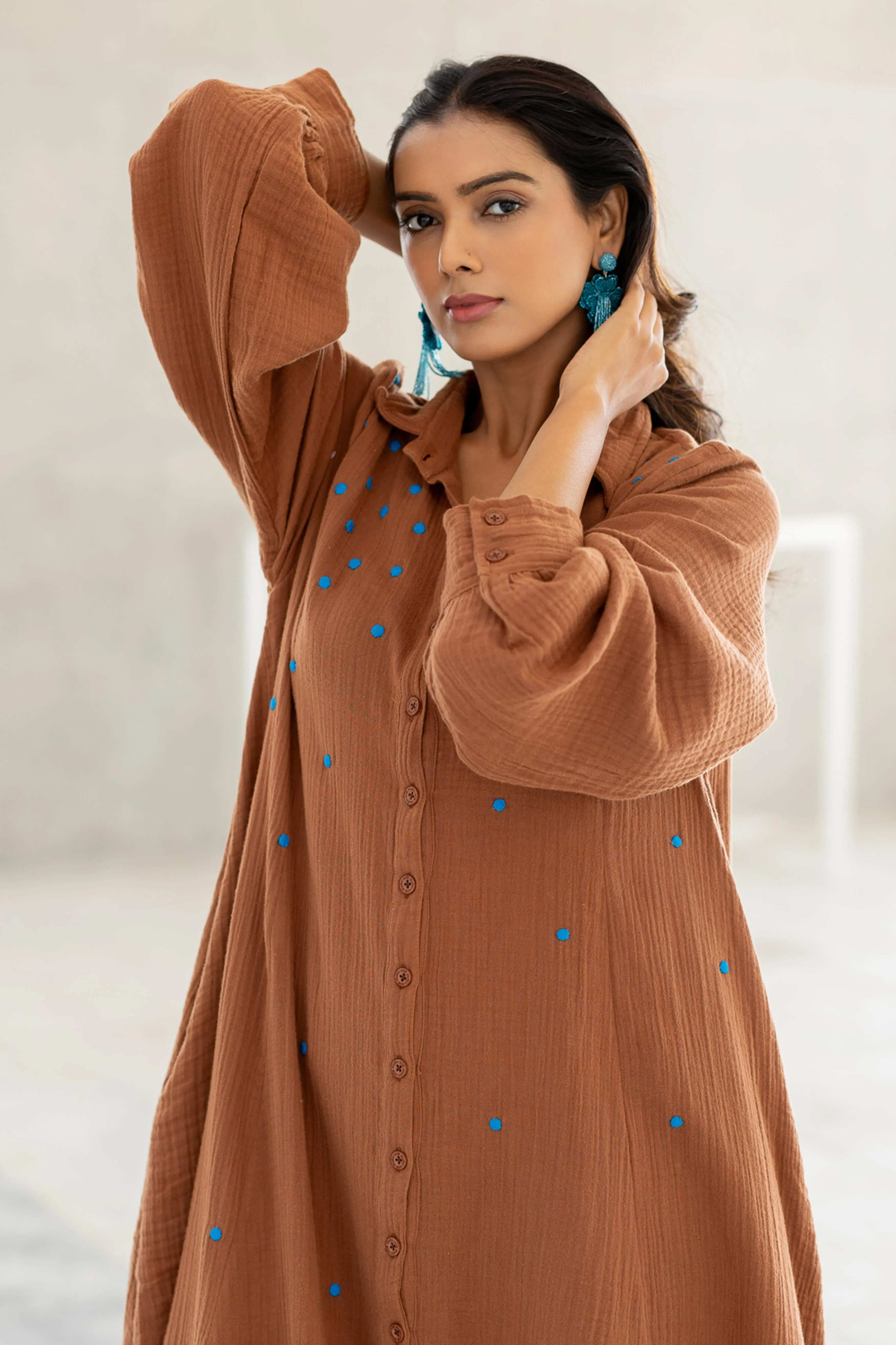 Echo | Pecan Dress