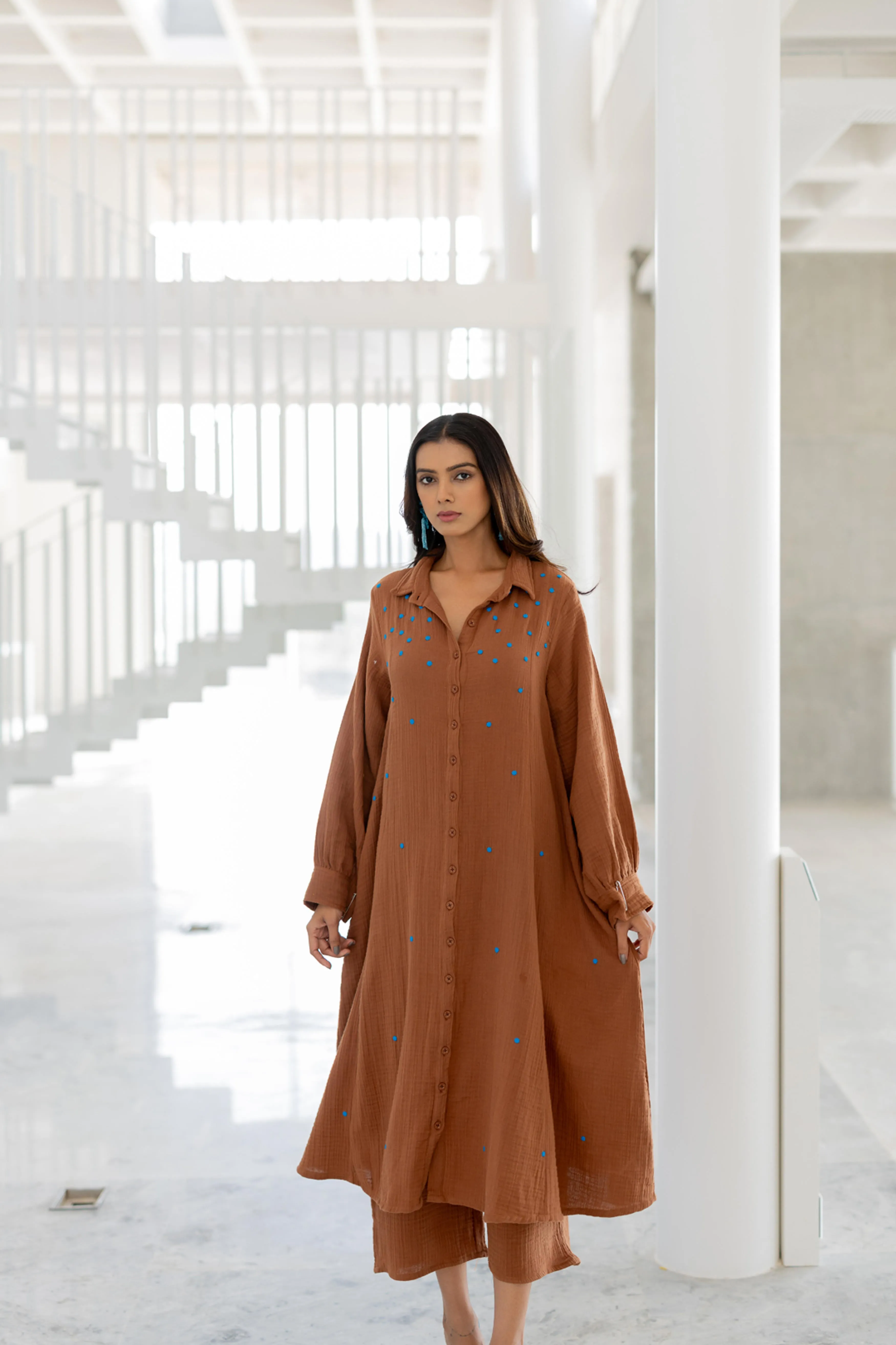 Echo | Pecan Dress