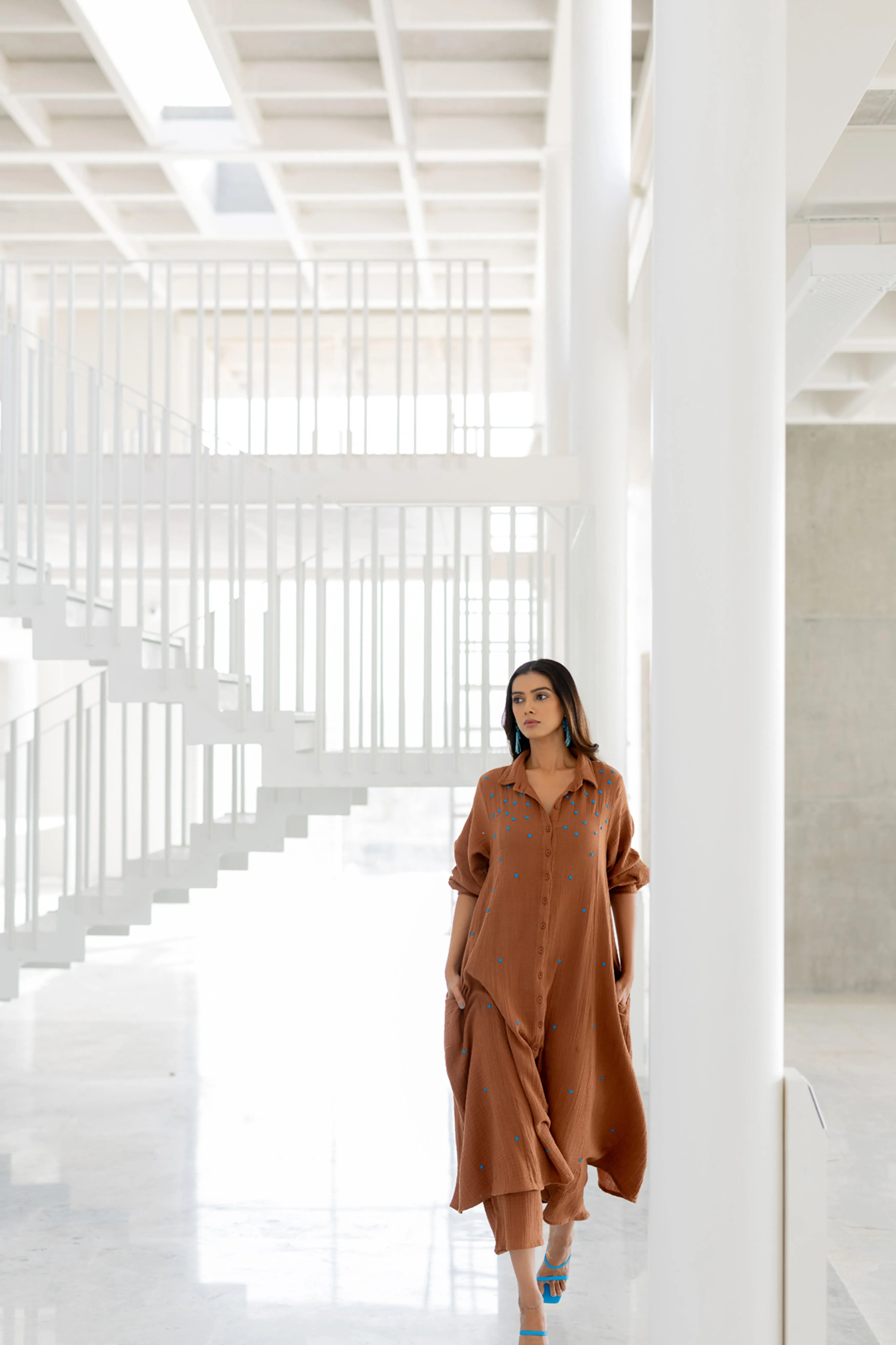 Echo | Pecan Dress