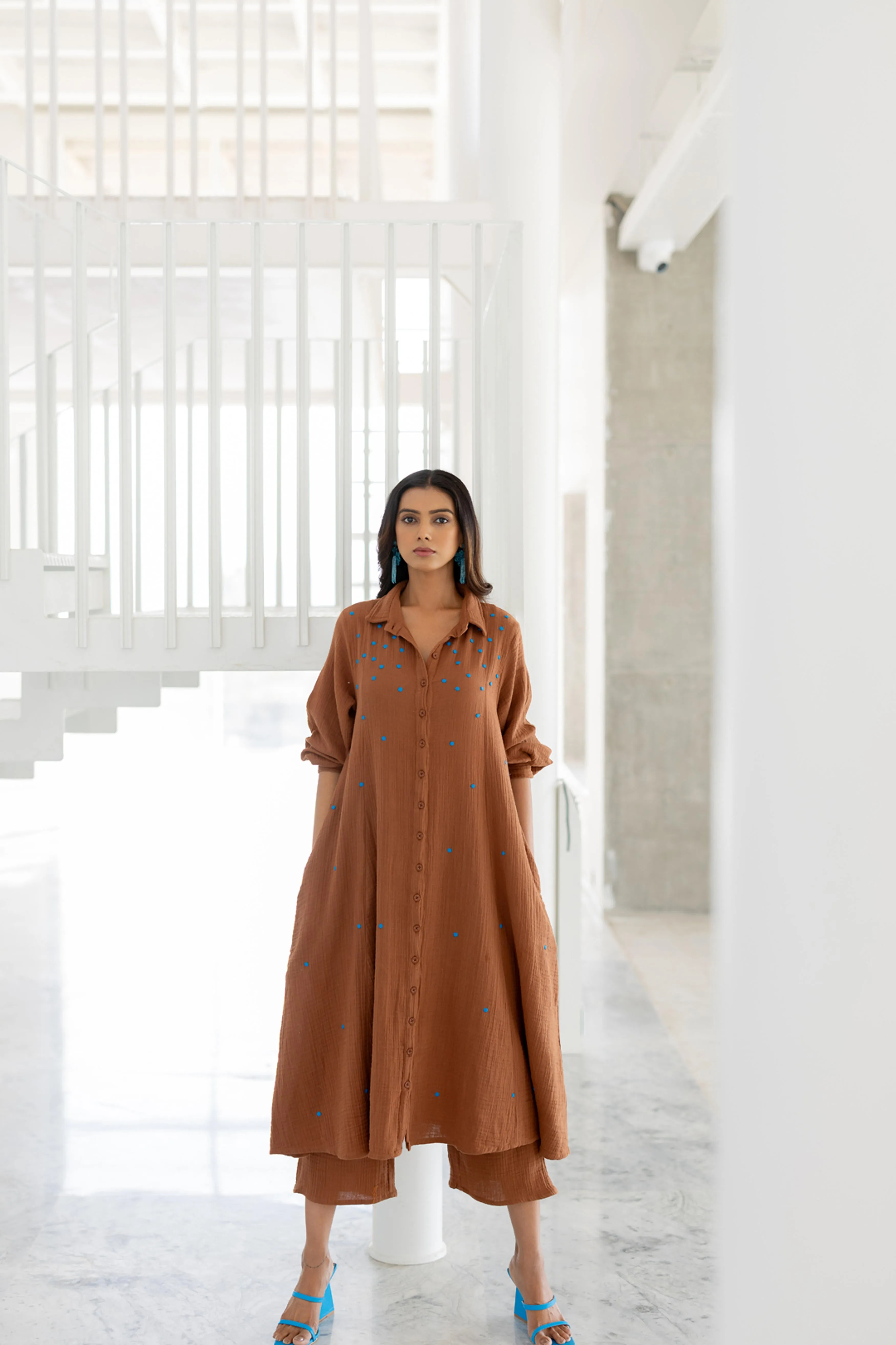 Echo | Pecan Dress