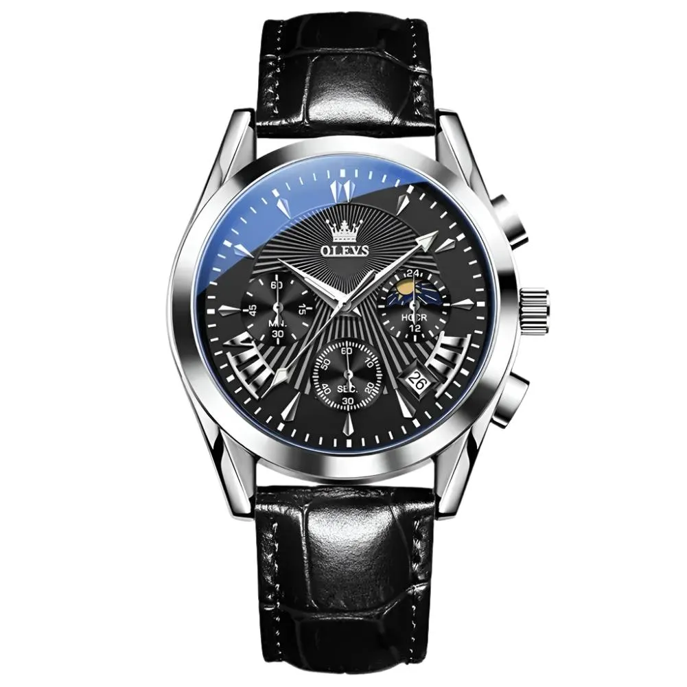 ELEGANCE 2876 Men Watch Luxury High Quality Quartz Fashion Casual Man Wristwatch