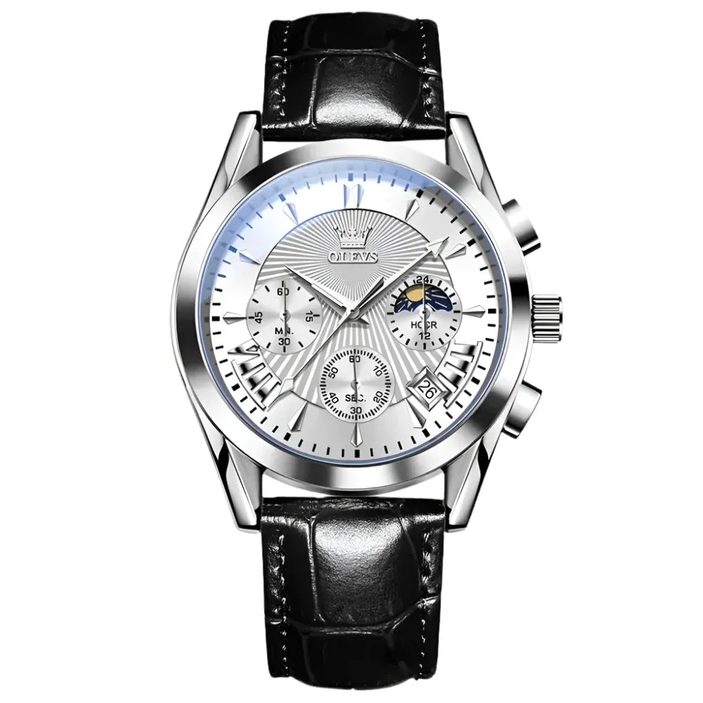 ELEGANCE 2876 Men Watch Luxury High Quality Quartz Fashion Casual Man Wristwatch