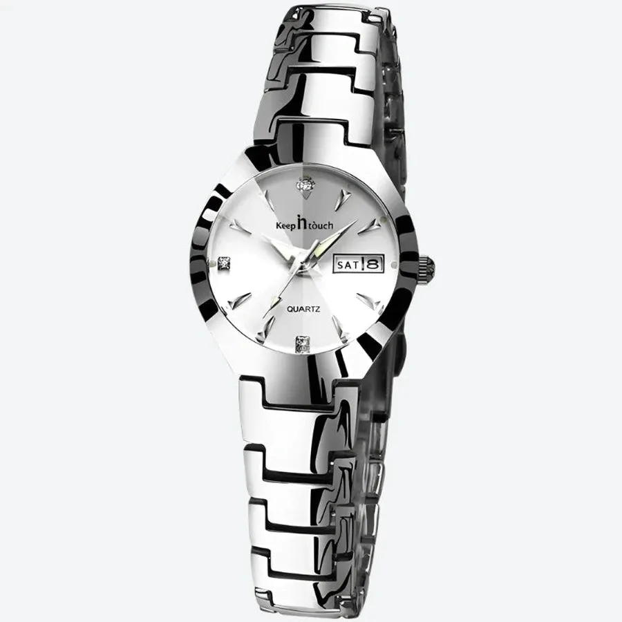 Elegant Stainless Steel Bracelet Watches