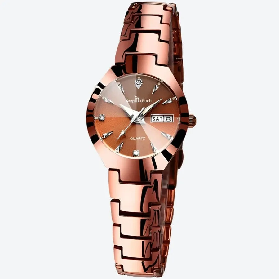 Elegant Stainless Steel Bracelet Watches