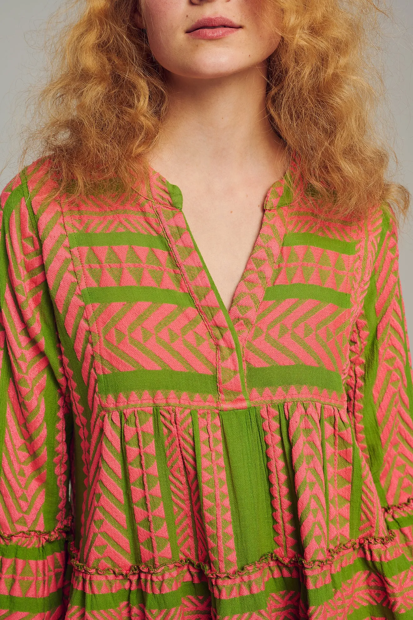 ELLA SHORT - N.PINK/CELERY