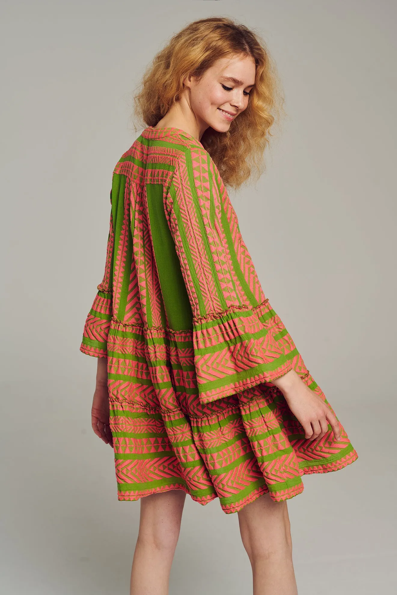 ELLA SHORT - N.PINK/CELERY