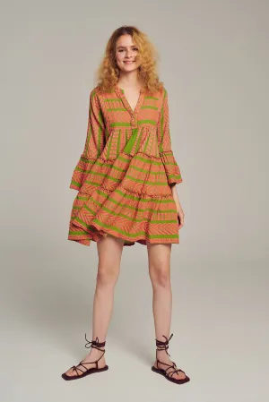 ELLA SHORT - N.PINK/CELERY