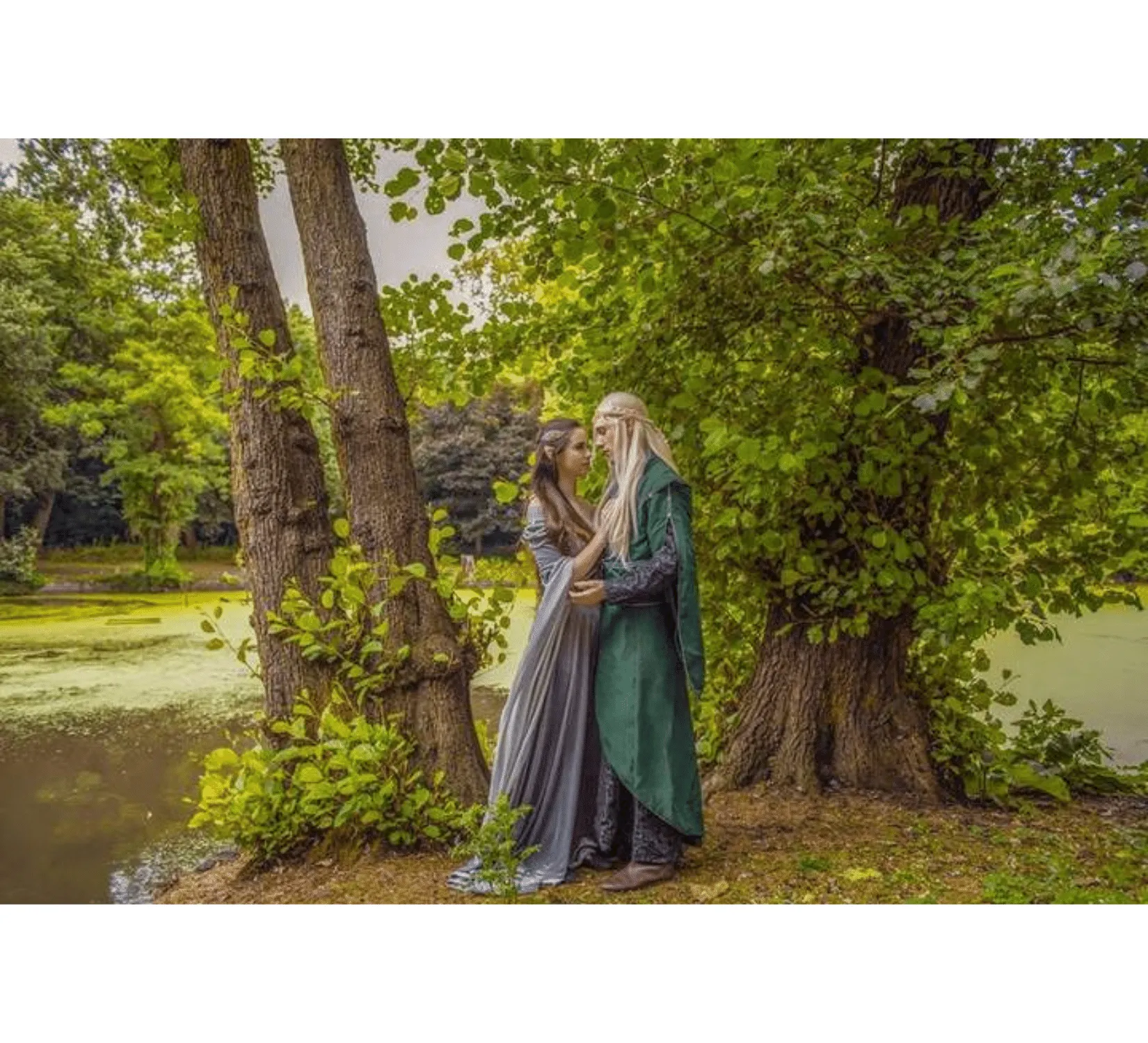 Fantasy Elven wedding velvet costume