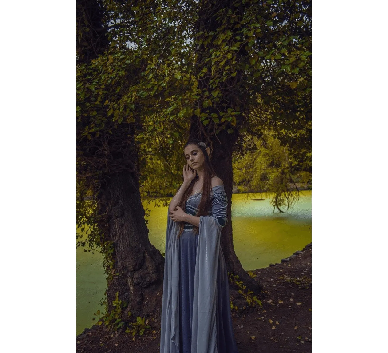 Fantasy Elven wedding velvet costume