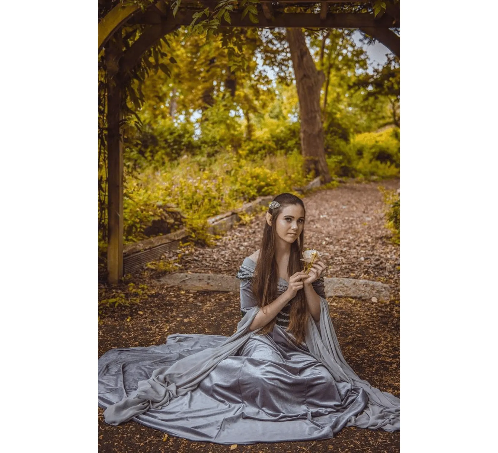 Fantasy Elven wedding velvet costume