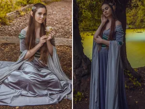 Fantasy Elven wedding velvet costume