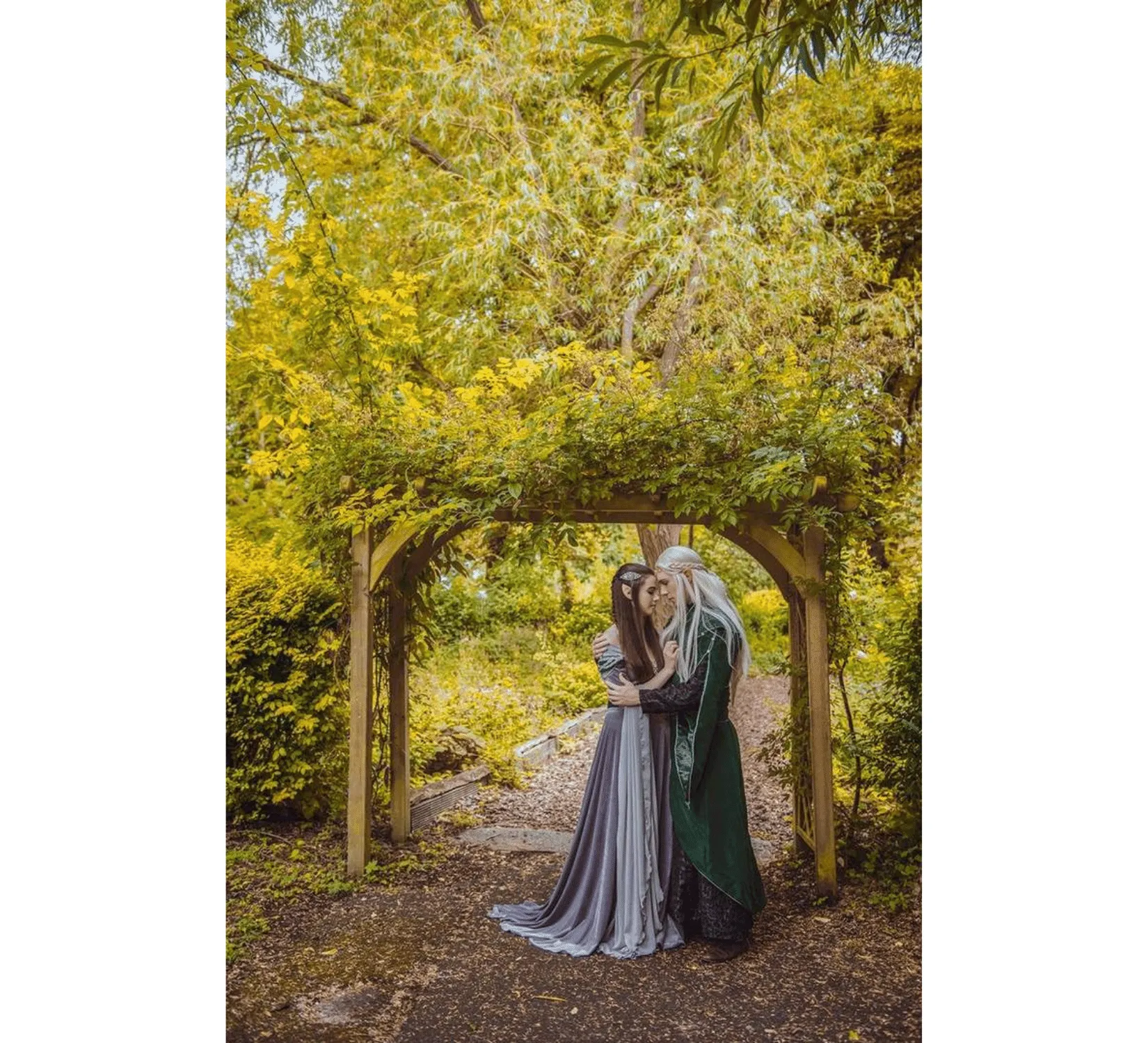 Fantasy Elven wedding velvet costume