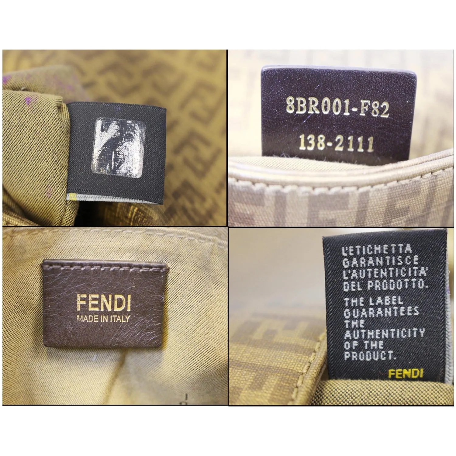 FENDI Forever Mama Zucca Canvas Shoulder Bag - 15% OFF