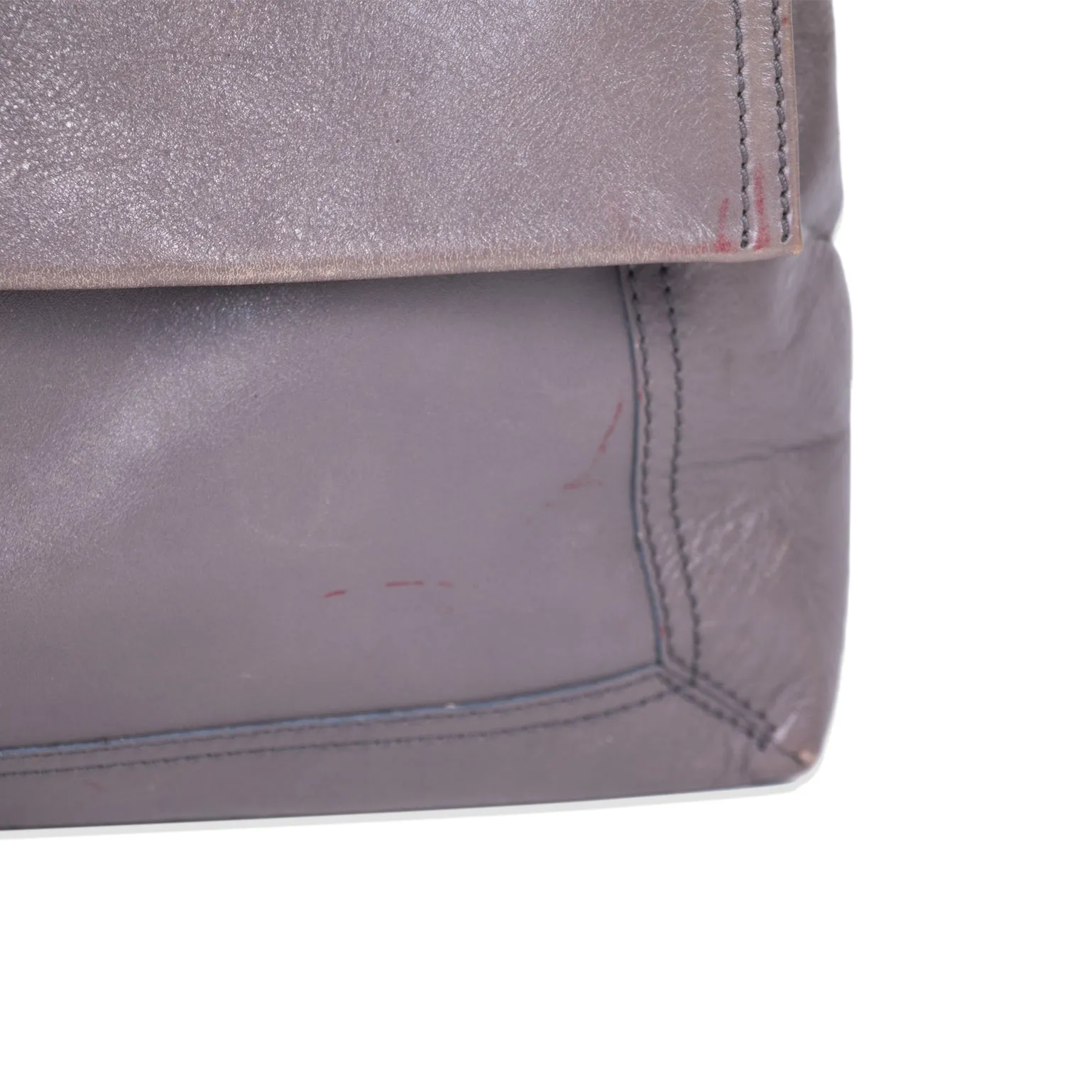 Fendi Large Leather Baguette Bag