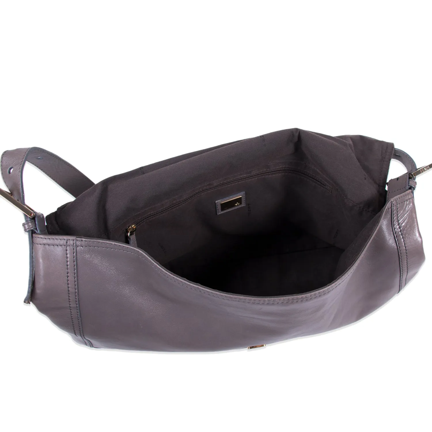 Fendi Large Leather Baguette Bag