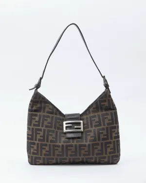 Fendi Zucca Print Canvas Shoulder Bag