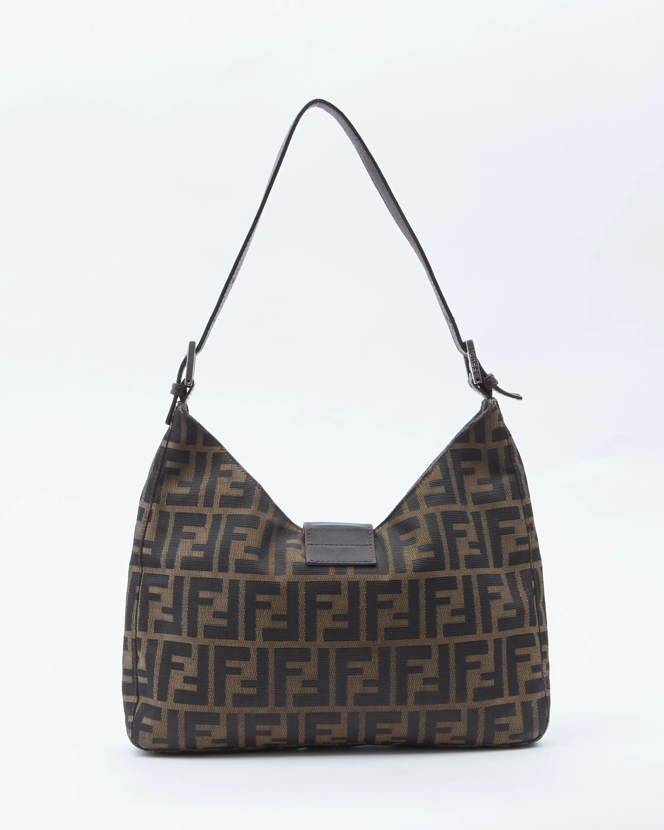 Fendi Zucca Print Canvas Shoulder Bag