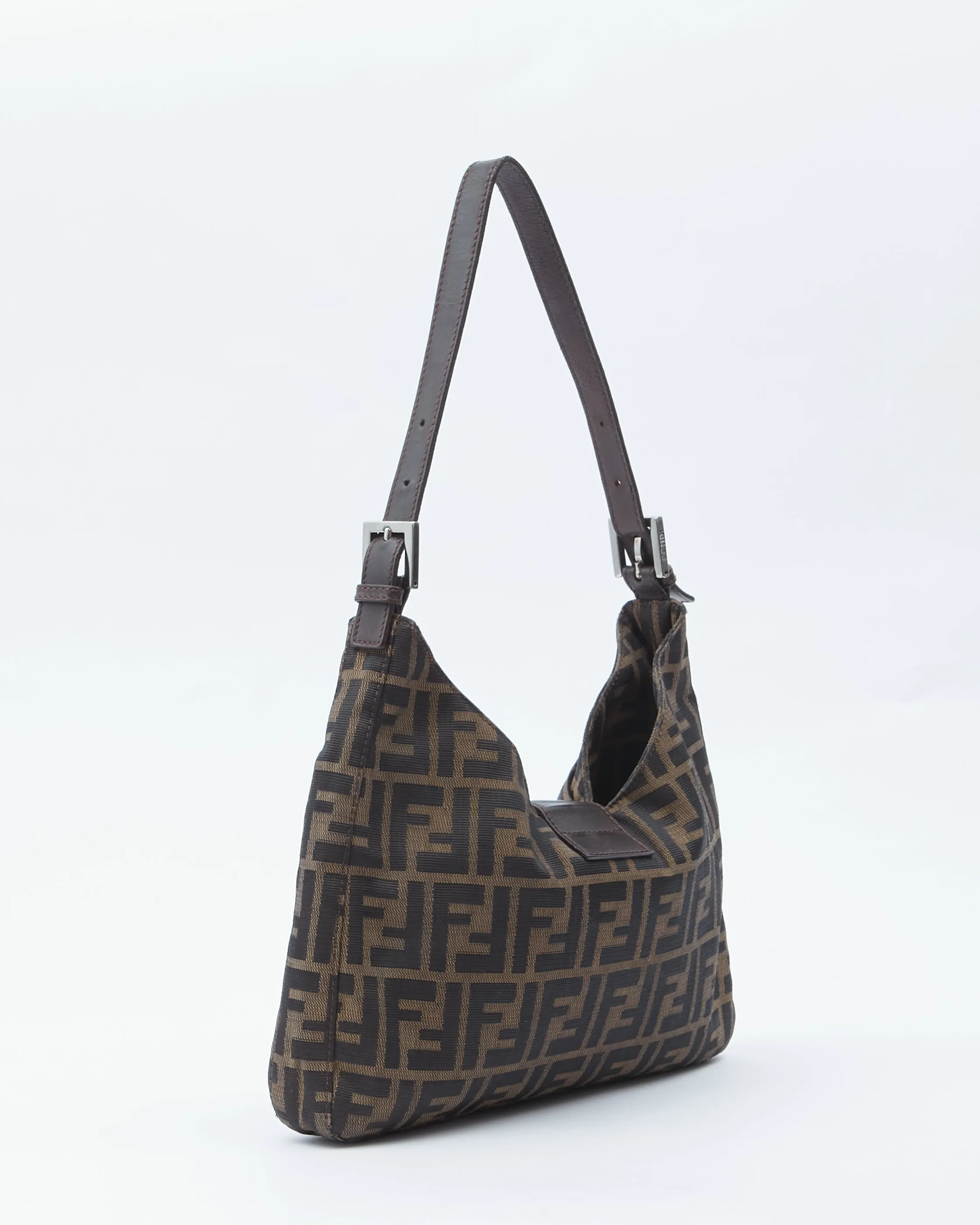 Fendi Zucca Print Canvas Shoulder Bag