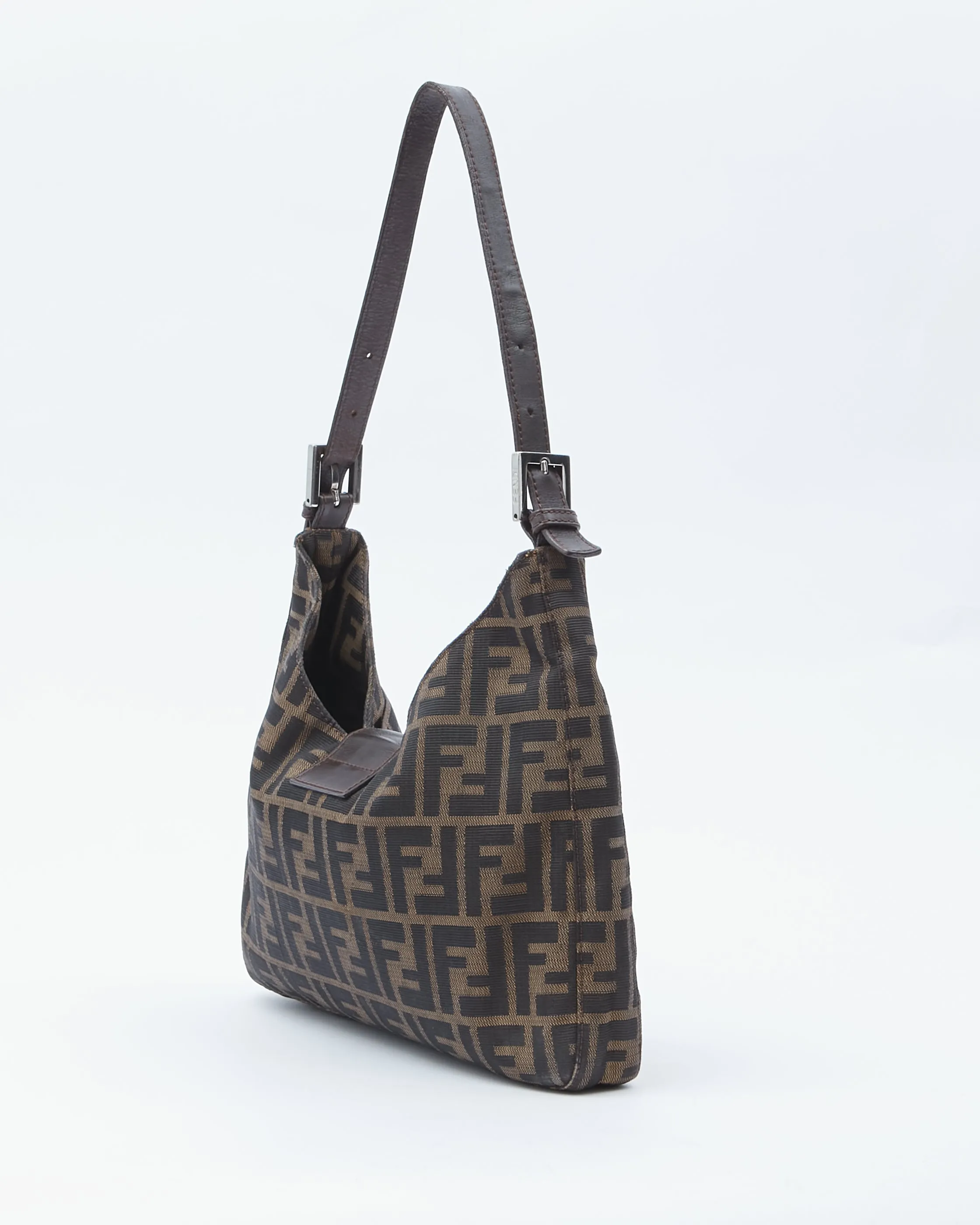 Fendi Zucca Print Canvas Shoulder Bag