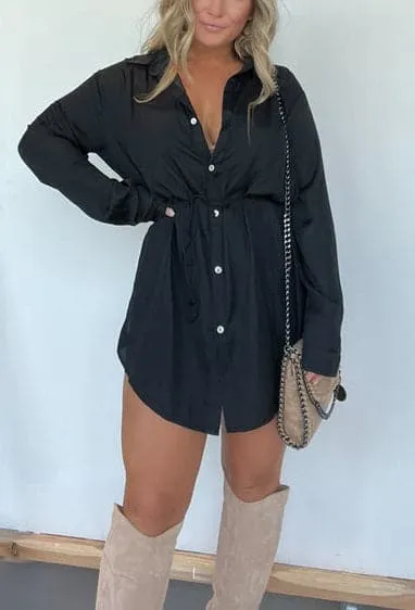 Flavia® | Satin Overnight Romper Tunic Set