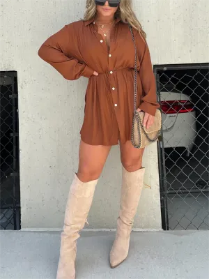 Flavia® | Satin Overnight Romper Tunic Set
