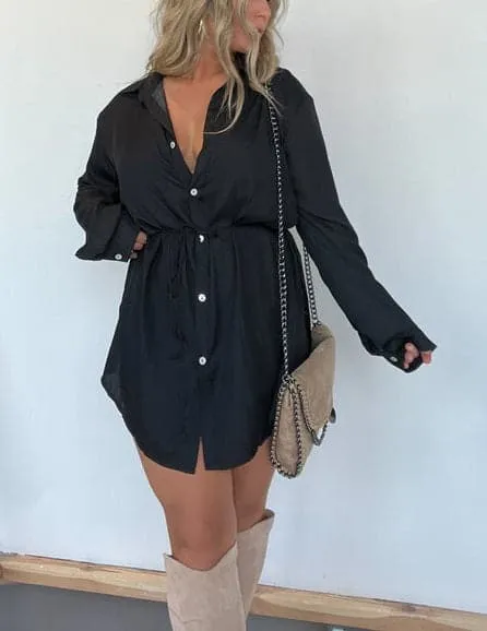 Flavia® | Satin Overnight Romper Tunic Set