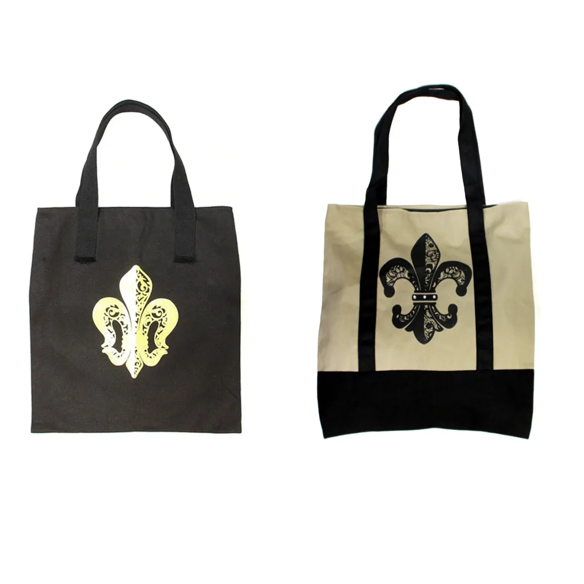 Fleur De Lis Canvas Bag