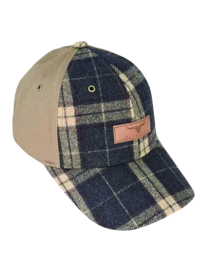 Flinders Wool Blend Check Cap
