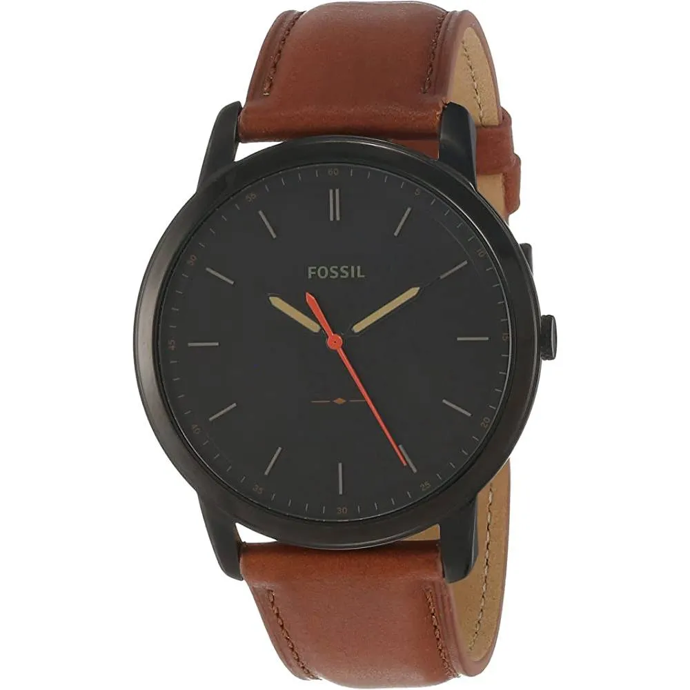Fossil Men's Minimalist Stainless Steel Slim Casual Watch | Multiple Colors